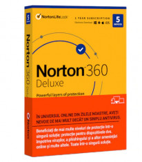Antivirus NORTON 360 Deluxe SOF20062 Backup 50GB 1 User 5 Dispozitive foto
