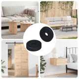 vidaXL potrivit pentru șaibe plate 2 pcs Negru 15 x 4 x 3 mm 864592