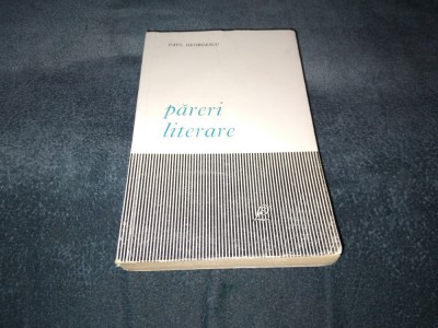 PAUL GEORGESCU - PARERI LITERARE foto