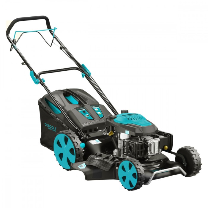 Masina de tuns gazon Detoolz, 5CP, 196CC, latime de taiere 53cm, colector 70L, propulsie automata FarmGarden AgroTrade