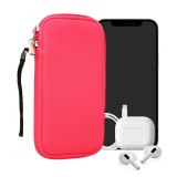 Husa Universala Kwmobile pentru telefon, Marime XXL - 7 inch, Roz, Neopren, KWM0000099O157C