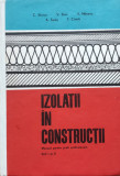 Izolatii In Constructii - C. Stoica, V. Stan, V. Nitescu A. Sculy T. Ciszar ,555963