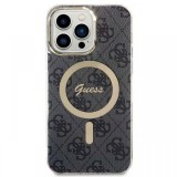 Guess Husa 4G MagSafe iPhone 15 Pro Max Negru