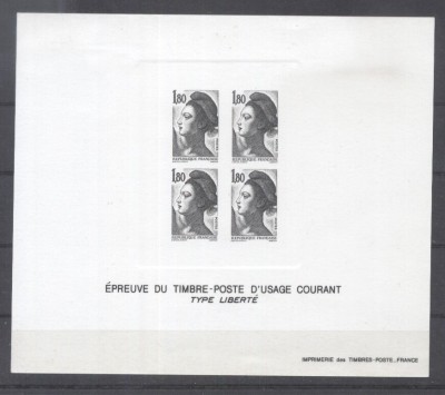 France - Definitive Issue PROOFS ESSAYS MNH W.008 foto