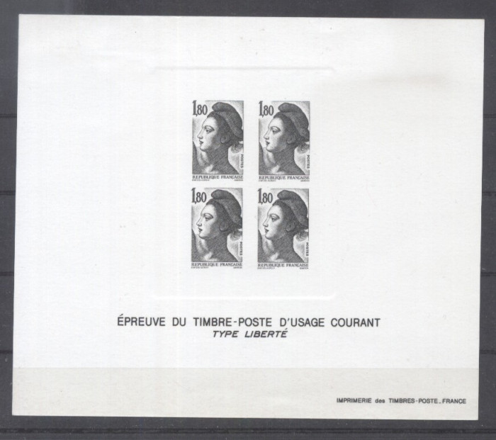 France - Definitive Issue PROOFS ESSAYS MNH W.008