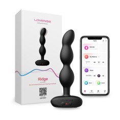 Stimulator Lovense Ridge, Bluetooth Control, Free App, Silicon, Negru