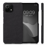 Husa Kwmobile pentru Xiaomi Mi 11 Lite 5G/11 Lite 5G NE, Textil, Gri, 57487.19, Carcasa