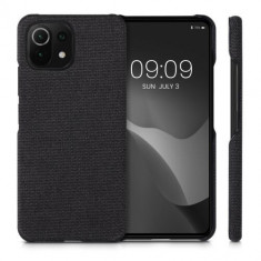 Husa Kwmobile pentru Xiaomi Mi 11 Lite 5G/11 Lite 5G NE, Textil, Gri, 57487.19