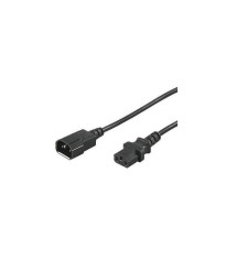 Cablu prelungitor alimentare IEC320-C13 la IEC320 C14 2m Goobay foto
