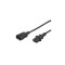 Cablu prelungitor alimentare IEC320-C13 la IEC320 C14 2m Goobay