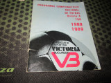 Programul campionatului tur 1988 1989 victoria bucuresti antrenor halagian c21