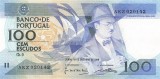 Bancnota Portugalia 100 Escudos 1986 - P179a UNC ( vezi descriere )