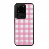Husa Samsung Galaxy S20 Ultra - Skino Pinknic, patratele roz