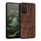 Husa kwmobile pentru Xiaomi Redmi Note 11 Pro/Redmi Note 11 Pro 5G/Redmi Note 12 Pro , Lemn, Maro, 57381.07, Carcasa