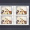M1 TX6 1 - 1981 - Ziua marcii postale romanesti - pereche de patru timbre