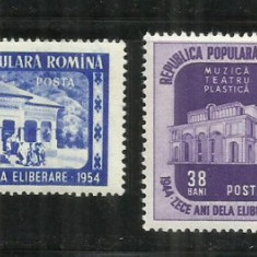 ROMANIA 1954 - DECADA CULTURII - MNH - LP 371