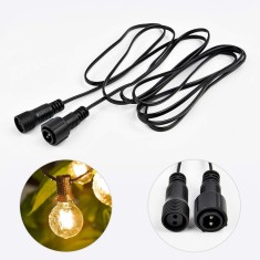 Prelungitor Instalatie Luminoasa, Flippy, 3 m, 230V, Fir Negru foto