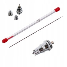 Set de duze pentru aerograf cu ac de 0,3 mm pentru pistoale Fengda BD-180 foto