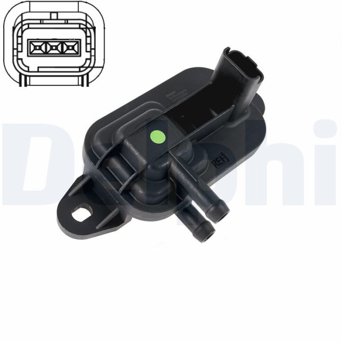 DELPHI DPS00025-12B1 Senzor, presiune gaze evacuare