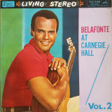 Vinil &quot;Japan Press&quot; Belafonte &lrm;&ndash; Belafonte At Carnegie Hall &lrm;Vol.2 (VG), Pop