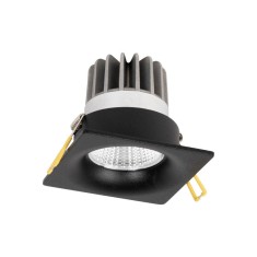 Spot LED patrat Sumota mini 8W 4000K IP44, negru, Metsan