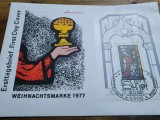 Plic prima zi, FDC, Germania, Bundes, 1977, stare perfecta