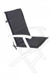 Cumpara ieftin Perna scaun gradina din textil gri Olefin 45 cm x 94 cm x 3 h