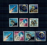 Ajman 1966 - Cosmonautica, serie dantelata neuzata