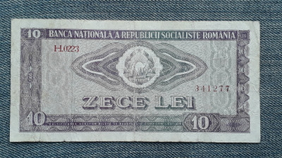 10 lei 1966 Romania / seria 341277 foto