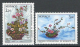 Monaco 1987 Mi 1826/27 MNH - Concurs int de legături de flori, Monte Carlo, Nestampilat