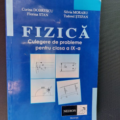 FIZICA CULEGERE DE PROBLEME CLASA A IX A DOBRESCU STAN MORARU EDITURA NEDION