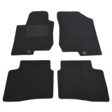 Covorase mocheta Kia CEED 09/2007-03/2010 2 sisteme de fixare, Negru, set de 4 bucati