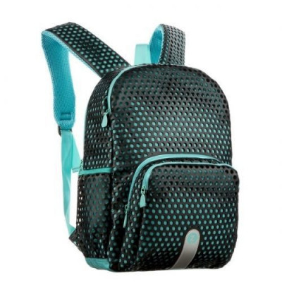 Rucsac Zipit Mesh Black &amp;amp; Blue, Cu Buzunare Laterale foto