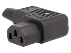 Conector alimentare AC mufă mamă 10A 250VAC IEC 60320 10mm