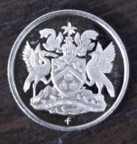 Moneda Trinidad &amp; Tobago - 10 Cents 1973 - Proof