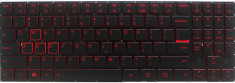 Tastatura laptop noua Lenovo Legion Y540-15IRH Y540-17IRH Y7000-2019 Black without Frame Red Printing Backlit Layout US foto