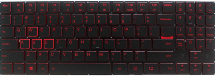 Tastatura laptop noua Lenovo Legion Y540-15IRH Y540-17IRH Y7000-2019 Black without Frame Red Printing Backlit Layout US