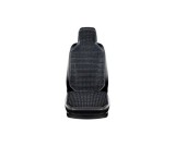 Husa scaun auto protectie universala cu bile lemn , negru sezut si spatar