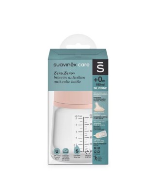 Biberon cu debit lent Zero Zero 180 ml Suavinex foto