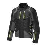 Geaca moto textil Adrenaline Bergen negru/galben/fluorescent marime 2XL