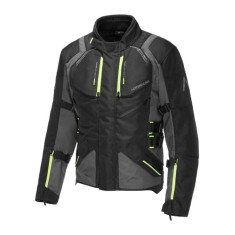 Geaca moto textil Adrenaline Bergen negru/galben/fluorescent marime M