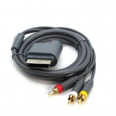 Cablu Audio Video AV Composite 3 RCA Microsoft Xbox 360 foto