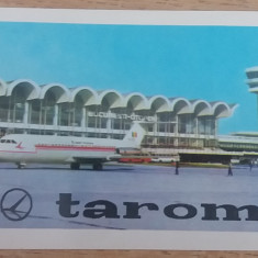 M3 C31 1 - 1972 - Calendar de buzunar - aviatie - reclama TAROM