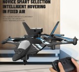 Avion-Drona cu telecomanda, senzor obstacole, lumini LED, 4 motoare cu electrice, incarcare USB, acumulator inclus, 24.5x18x4.5 cm