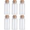 Set 6 sticle de sticlă cu dop de plută, 2x5,5 cm, 10ml