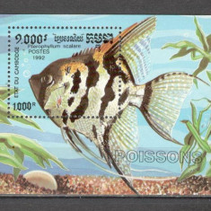 Cambodgea.1992 Pesti exotici-Bl. MC.757