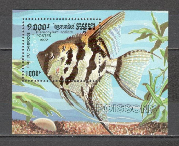 Cambodgea.1992 Pesti exotici-Bl. MC.757