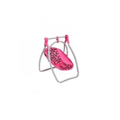Balansoar 2 in 1 pentru papusi PlayTo 16831, Fucsia foto
