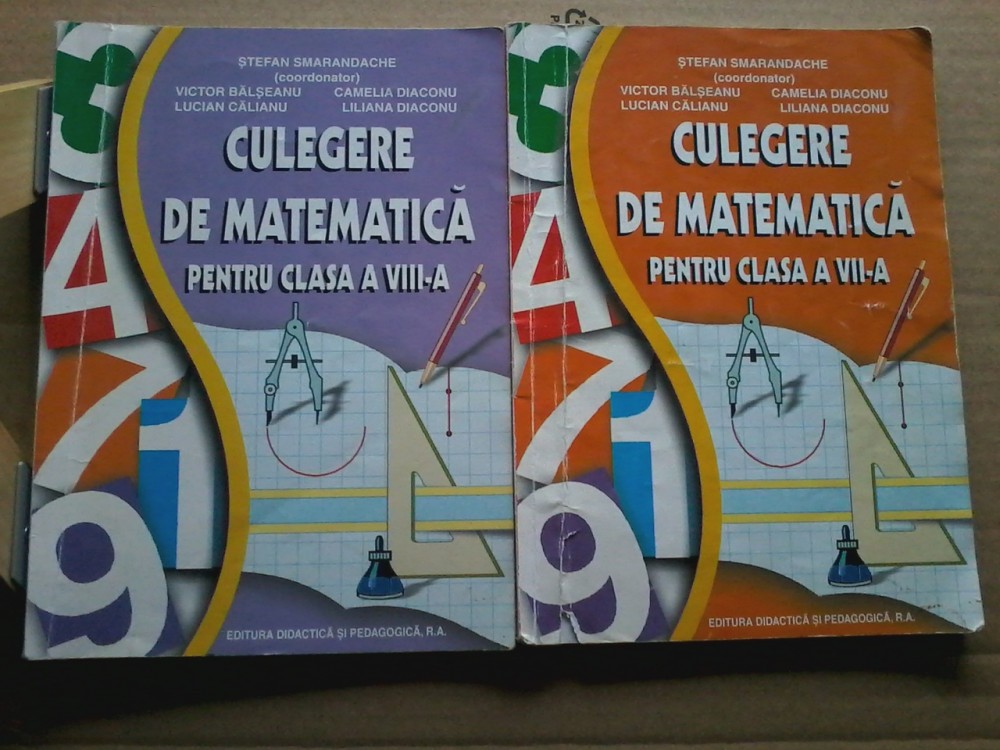 Stefan Smarandache - Culegere de matematica pentru clasa a VIII a,  Didactica si Pedagogica | Okazii.ro