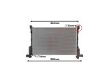 Radiator racire Fiat Talento, 06.2016-, motor 1.6 Ecojet, 92/107 kw, diesel, cutie manuala/automata, cu AC, 748x470x26 mm, SRLine, aluminiu brazat/pl